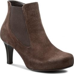 Botki GABOR - 51.731.18 Mocca. Pomarańczowe botki damskie skórzane marki Gabor, na obcasie. W wyprzedaży za 319,00 zł.