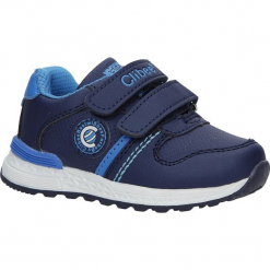 Granatowe buty sportowe na rzepy Casu F-709. Szare buciki niemowlęce Casu, na rzepy. Za 59,99 zł.