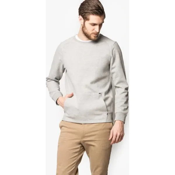 Confront Bluza Lima , szary, rozmiar XXL. Szare bluzy sportowe damskie Confront, xxl, bez wzorów, z bawełny, klasyczne, z klasycznym kołnierzykiem, bez rękawów, bez kaptura. W wyprzedaży za 59,99 zł.