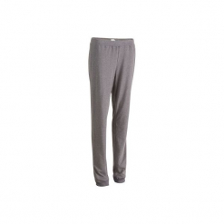 Spodnie dresowe Regular Gym & Pilates FIT+ 500 damskie. Niebieskie bryczesy damskie marki DOMYOS, l, z bawełny, na jogę i pilates. Za 34,99 zł.