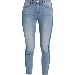Jeansy damskie: Miss Selfridge Petite LIZZIE SIDE STRIPE Jeans Skinny Fit blue