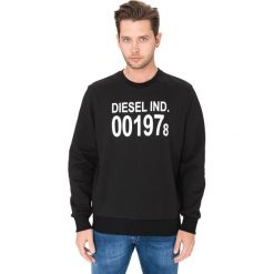 Diesel S-Girk-J3 Bluza Czarny. Czarne bluzy męskie Diesel, s, z nadrukiem, z bawełny. Za 395,95 zł.