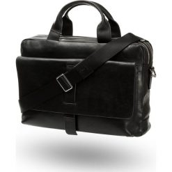 Torba Vintage LORETO. Czarne torby męskie skórzane w paski, z tkaniny, vintage, małe. Za 1379,00 zł.