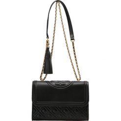 Torebki klasyczne damskie: Tory Burch FLEMING SMALL CONVERTIBLE SHOULDER BAG Torba na ramię black