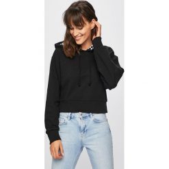 Vans - Bluza. Czarne bluzy damskie Vans, s, z nadrukiem, z bawełny, bez rękawów, z kapturem. Za 299,90 zł.