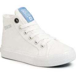 Tenisówki BIG STAR - FF374028 White. Białe trampki dziewczęce BIG STAR, bez wzorów, z gumy, bez zapięcia. Za 119,00 zł.