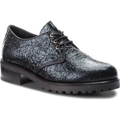 Oxfordy PATRIZIA PEPE - 2V8202/A4N5-K264 Shiny/Black. Czarne jazzówki damskie Patrizia Pepe, z materiału, na obcasie. W wyprzedaży za 789,00 zł.