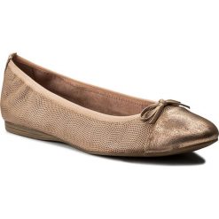 Baleriny TAMARIS - 1-22129-20 Rose Struct. 712. Szare baleriny damskie marki Tamaris, z materiału. W wyprzedaży za 179,00 zł.