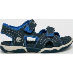 Timberland - Sandały dziecięce. Niebieskie sandały chłopięce Timberland, z gumy, bez zapięcia. W wyprzedaży za 159,90 zł.