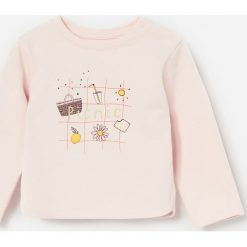 Bluza dresowa z nadrukiem - Pomarańczowy. Pomarańczowe bluzy damskie Reserved, z nadrukiem, z dresówki, bez rękawów, bez kaptura. W wyprzedaży za 35,99 zł.