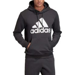 Adidas MH Bos PO FT Pullover M Hood DT9945 bluzy męskie czarne S. Czarne bluzy męskie Adidas, s, bez wzorów, z bawełny, klasyczne, z kapturem, bez rękawów, bez kaptura. W wyprzedaży za 199,99 zł.