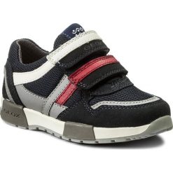 Sneakersy GEOX - J Alfier B. C J826NC 014AF C0661 M Navy/Grey. Niebieskie półbuty męskie Geox, bez wzorów, ze skóry ekologicznej, na rzepy. W wyprzedaży za 189,00 zł.