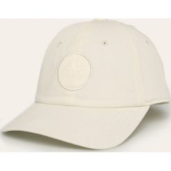 Converse - Czapka. Białe czapki męskie Converse, z aplikacjami, z bawełny. Za 79,90 zł.