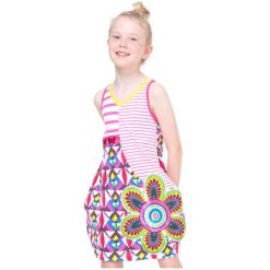 Desigual Sukienka Dziewczęca Jartum 152 Wielokolorowy. Szare sukienki dziewczęce marki Desigual. W wyprzedaży za 155,00 zł.