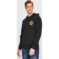 Only & Sons - Bluza. Czarne bluzy męskie Only & Sons, xl, z nadrukiem, z bawełny, z kapturem, bez rękawów, z kapturem. W wyprzedaży za 79,90 zł.