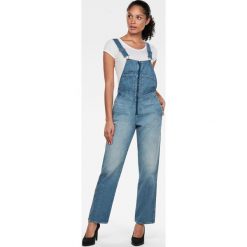 G-Star Raw - Kombinezon jeansowy. Niebieskie kombinezony damskie G-Star RAW, na co dzień, s, bez wzorów, z bawełny, retro, z dekoltem karo, z długim rękawem, długie. Za 739,90 zł.
