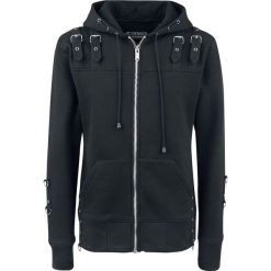 Chemical Black Nico Hood Bluza z kapturem czarny. Czarne bluzy męskie rozpinane Chemical Black, m, w paski, z kapturem. Za 264,90 zł.