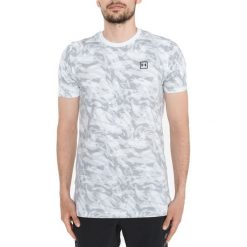 Under Armour AOP Koszulka Biały Szary. Szare podkoszulki męskie s, z elastanu. Za 171,95 zł.