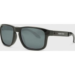 Kazar Studio - Okulary. Czarne okulary przeciwsłoneczne męskie Kazar Studio, z materiału, owalne. W wyprzedaży za 159,90 zł.