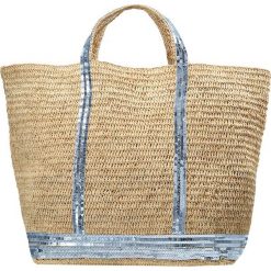 Vanessa Bruno CABAS GRAND PAILLETTES Torba na zakupy aqua. Niebieskie torby na zakupy damskie marki Vanessa Bruno. W wyprzedaży za 650,30 zł.