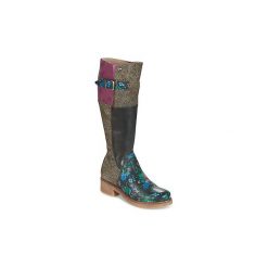 Buty zimowe damskie: Kozaki Dkode CLAUDE-MULTICOLORE-DEEP-NAVY-024