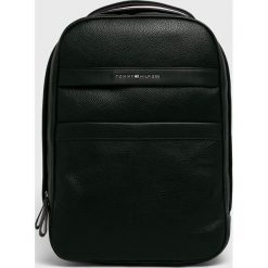 Tommy Hilfiger - Plecak. Czarne plecaki męskie TOMMY HILFIGER, bez wzorów, ze skóry ekologicznej. Za 679,90 zł.