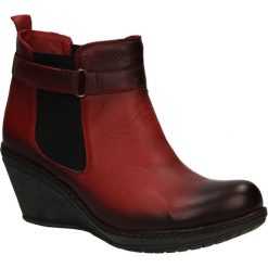 BOTKI LANQIER 35C38. Brązowe botki damskie Lanqier, bez obcasa, bez zapięcia. Za 129,99 zł.