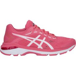 Buty Asics GT-2000 7 W Biało-Różowe. Różowe buty sportowe damskie Asics, bez wzorów, z gumy, do biegania. Za 479,99 zł.
