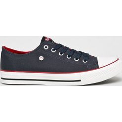 Lee Cooper - Tenisówki. Niebieskie trampki męskie Lee Cooper, bez wzorów, z gumy, na sznurówki. Za 99,90 zł.