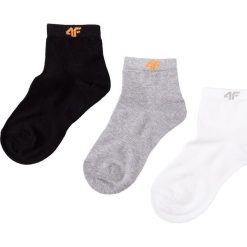 Buty sportowe chłopięce: Skarpetki (3 pary) dla dużych chłopców JSOM402 – czarny+biały+szary