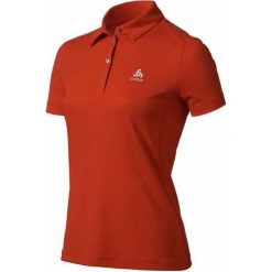 Odlo Koszulka damska s/s v-neck VIVIAN czerwona r. S (241161). Czerwone topy sportowe damskie Odlo, s. Za 189,95 zł.