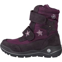 Ricosta GLORIA Kozaki bordeaux. Fioletowe buty zimowe damskie marki Ricosta, z materiału, na wysokim obcasie. W wyprzedaży za 199,50 zł.