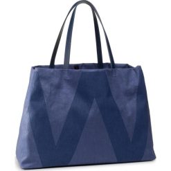 Torba WEEKEND MAX MARA - Mania 55111804 Avio 005. Niebieskie torby podróżne Weekend Max Mara, bez wzorów, z materiału. Za 629,00 zł.