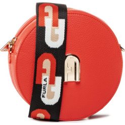 Torebka FURLA - Sleek 1057276 B BAHM W64 Fuoco h. Czerwone listonoszki damskie Furla, bez wzorów, ze skóry, bez dodatków. W wyprzedaży za 679,00 zł.