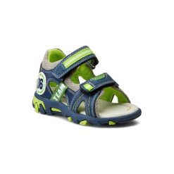 ACTION BOY C15SS007-2. Niebieskie sandały chłopięce z materiału. Za 59,99 zł.