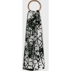 Calvin Klein - Chusta. Różowe szaliki damskie marki Calvin Klein, bez wzorów, z jedwabiu. Za 279,90 zł.