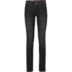 Dżinsy "Super skinny" bonprix czarny denim. Czarne jeansy damskie bonprix. Za 89,99 zł.
