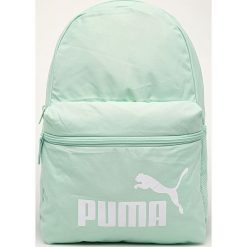 Puma - Plecak 754873. Zielone plecaki damskie Puma, z nadrukiem, z poliesteru. W wyprzedaży za 69,90 zł.