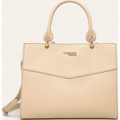 Trussardi Jeans - Torebka. Torby damskie na zakupy Trussardi Jeans, w paski, z jeansu, na ramię, bez dodatków. W wyprzedaży za 449,90 zł.