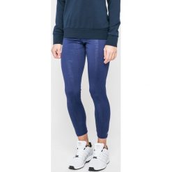 Adidas Performance - Legginsy. Niebieskie legginsy adidas Performance, l, z dzianiny. W wyprzedaży za 99,90 zł.