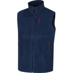Husky Kamizelka Męska Brofer M Ciemnoniebieski Xl. Niebieskie kurtki sportowe męskie marki Husky, xl, bez wzorów, z polaru, bez kaptura. W wyprzedaży za 149,00 zł.