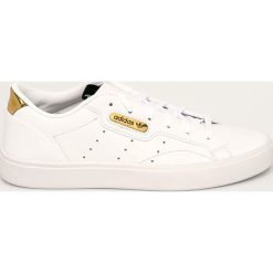 Adidas Originals - Buty skórzane Sleek. Białe buty sportowe damskie adidas Originals, ze skóry. Za 379,90 zł.