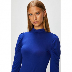 Morgan - Bluzka. Niebieskie bez kategorii marki Morgan, s, z elastanu, casualowe, z golfem. Za 119,90 zł.