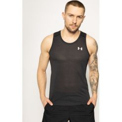 Koszulka techniczna Under Armour Ua Streaker Singlet 1326578. Czarne koszulki męskie Under Armour, s, bez wzorów, z elastanu, sportowe, polo, bez rękawów. W wyprzedaży za 119,00 zł.
