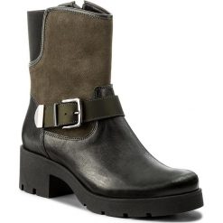 Botki SERGIO BARDI - Belpasso FW127260717RB 615. Zielone botki damskie na obcasie marki Sergio Bardi, z materiału. W wyprzedaży za 249,00 zł.