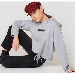 Bluzy damskie: Dr Denim Bluza z kapturem Katinka – Grey