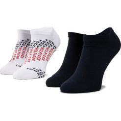 Zestaw 2 par niskich skarpet męskich TOMMY HILFIGER 320228001. Niebieskie skarpetki męskie TOMMY HILFIGER, bez wzorów. Za 39,00 zł.