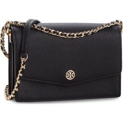 Torebka TORY BURCH - Robinson Mini Shoulder Bag 50212 Black 001. Czarne torebki klasyczne damskie Tory Burch, bez wzorów, ze skóry, eleganckie, bez dodatków. W wyprzedaży za 749,00 zł.