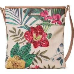 Desigual Torebka beżowa crossbody Bols Clio Kaua. Brązowe torebki klasyczne damskie Desigual, bez wzorów, bez dodatków. W wyprzedaży za 175,00 zł.