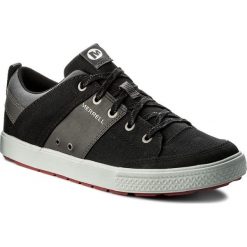 Tenisówki MERRELL - Rant Discovery Lace Canvas J94085 Granite. Czarne półbuty męskie Merrell, na co dzień, bez wzorów, ze skóry ekologicznej, bez zapięcia. W wyprzedaży za 189,00 zł.
